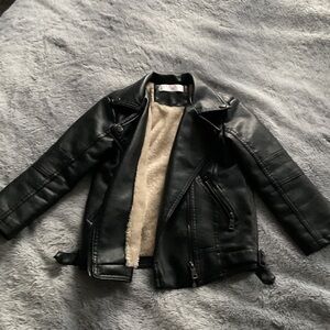 Levi's Black Jacket with Cream Interior
